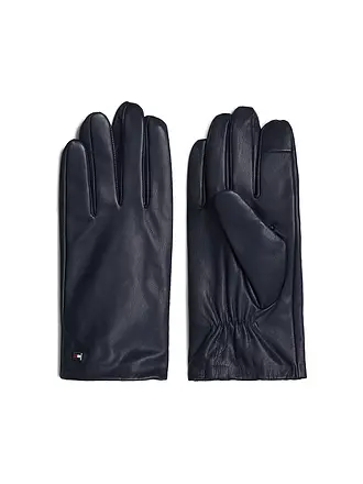 TOMMY HILFIGER | Lederhandschuhe | blau